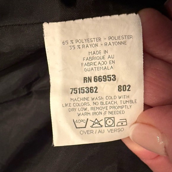 JOAN LESLIE Black and White Checkered Blazer/12P - Picture 9 of 9